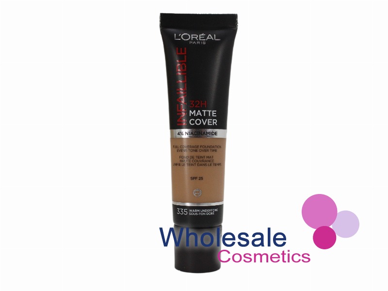 3 x L'Oreal Infaillible 32H Matte Cover - 335 WARM UNDERTONE